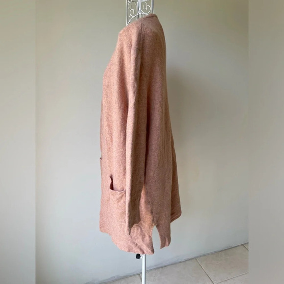 Madewell Kent Cardigan Sweater Coziest Yarn alpaca wool blend front pocket SZ M - Picture 5 of 6